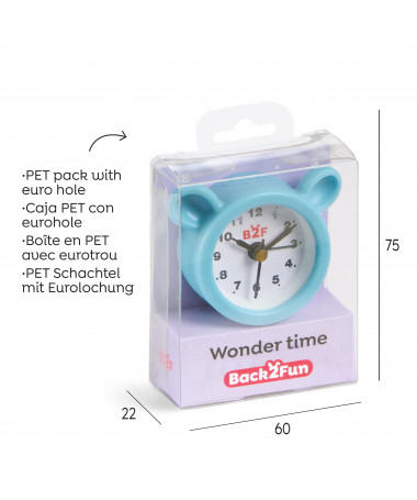 ALARM CLOCK TEDDY e kaltër B2F MIQUELRIUS