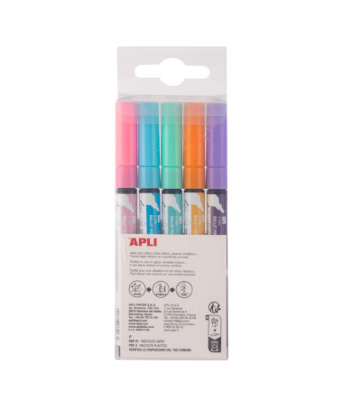 LIQUID CHALK 1/5 ROUND TIP PASTEL APLI