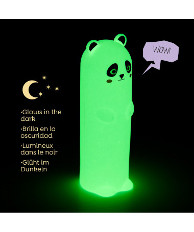 FOTROLLË SILICONE BORN TO GLOW PANDA B2F MIQUELRIUS