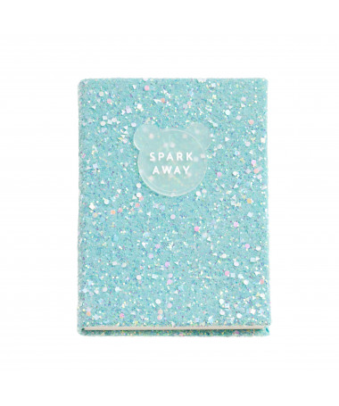 NOTES GLITTER BLUE KEEP IT SHINY B2F MIQUELRIUS