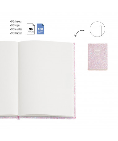 NOTES GLITTER PINK KEEP IT SHINY B2F MIQUELRIUS