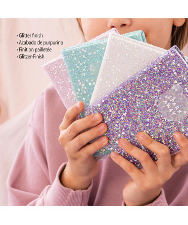 NOTES GLITTER PINK KEEP IT SHINY B2F MIQUELRIUS