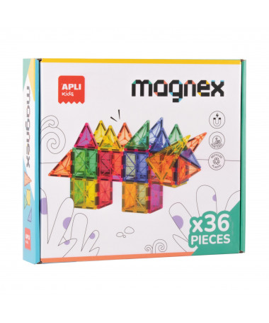 BUILDING GAMES MAGNEX TILES BOX 1/36 APLI