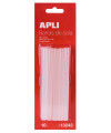 HOT MELT STICKS TRANSPARENT 7/5MM 10U APLI