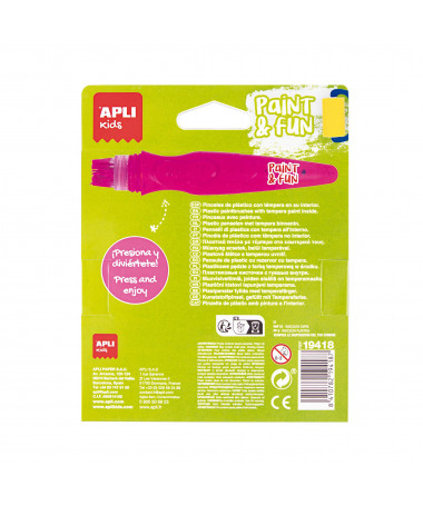 PAINT BRUSHES NEON COLOR 1/6 APLI