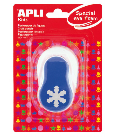 EVA FOAM CRAFT PUNCHER SNOWFLAKE e kaltër APLI