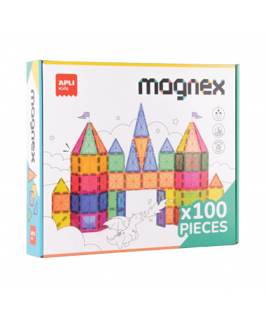 BUILDING GAMES MAGNEX TILES BOX 1/100 APLI