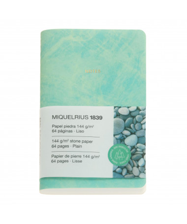 NOTES A6 STONE PAPER PLAIN FLEX GREEN MIQUELRIUS