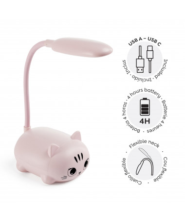 LED LAMPË KITTY Rozë B2F MIQUELRIUS