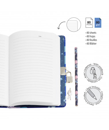 SECRET DIARY HOLOGRPAHIC UNICORN B2F MIQUELRIUS
