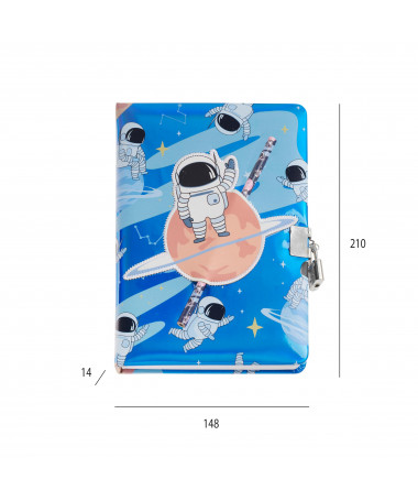 SECRET DIARY HOLOGRPAHIC ASTRONAUT B2F MIQUELRIUS