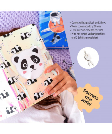 SECRET DIARY HOLOGRAPHIC PANDA B2F MIQUELRIUS
