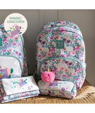 ÇANTË SHKOLLORE OSLO MAGIC UNICORN RECYCLED - MIQUELRIUS