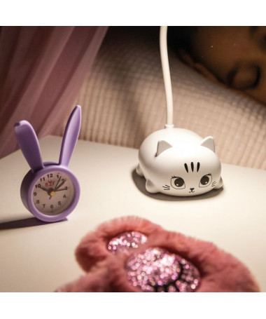 ALARM CLOCK BUNNY LILAC B2F MIQUELRIUS