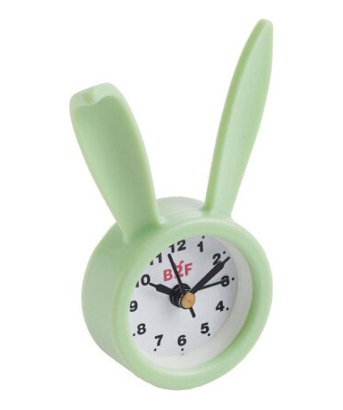 ALARM CLOCK BUNNY GREEN B2F MIQUELRIUS
