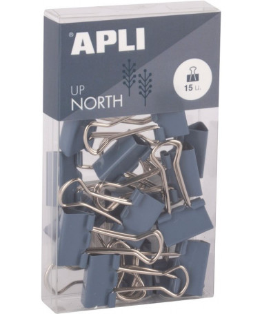 BINDER CLIPS 1/15 UP NORTH NAVY - APLI