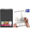 SKETCHBOOK A5 250G BLACK OXFORD