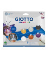Ngjyra metalike për fytyrë Make Up 6×5 ml Giotto