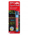 LIQUID CHALK BULLET 5.5MM BLUE APLI
