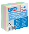 Notes vetëngjitëse kub 76 × 76 mm, 400 fletë, ngjyra pastel Donau