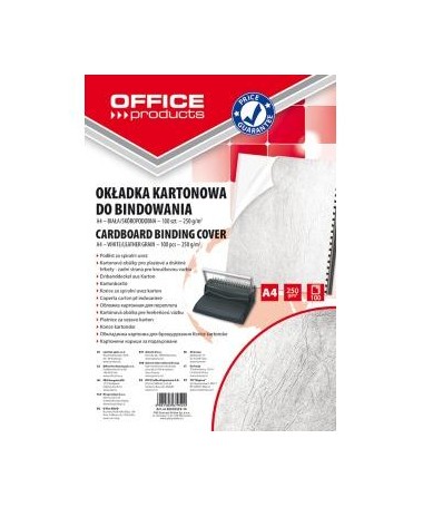 KOPERTINA ME RELIEV A4 BARDHË 250g OFFICE PRODUCTS