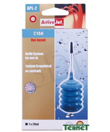 REFILL SYSTEM LEXMARK (APL-2) CYAN 28ml ACTIVEJET
