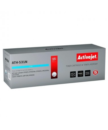 TONER HP CP2025 (ATH-531N) CYAN CC531A ACTIVEJET