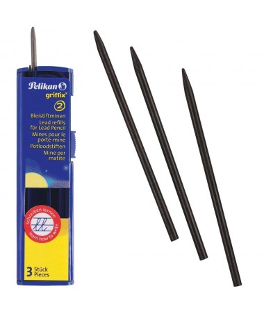 MAJE LAPSI TEKNIK, GRIFFIX, 2.0mm, 3 copë - PELIKAN