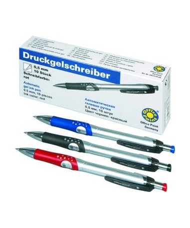 LAPS BALLPOINT, GELL 0.5mm, GS-625, RED - OFFICE POINT