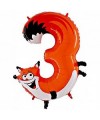 BALON FOLIE 100cm NR.3 FOX BBS