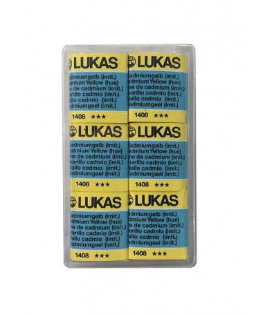 STUDIO WATERCOLOUR HALF PAN CADMIUM YELLOW 1408 LUKAS