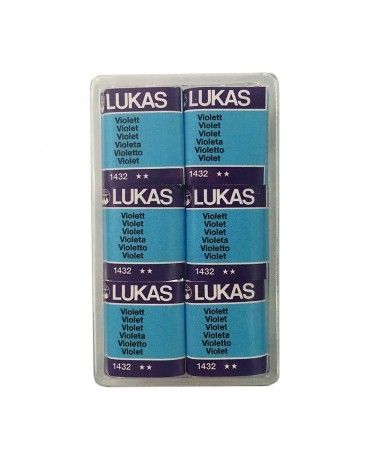 STUDIO WATERCOLOURS HALF PAN VIOLET 1432 LUKAS