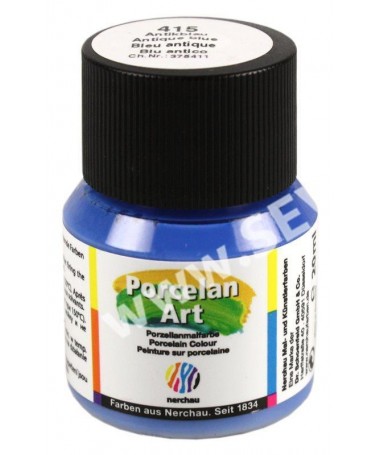 NGJYRË PËR PORCELAN 20ML ANTIQUE BLUE 415 NERCHAU