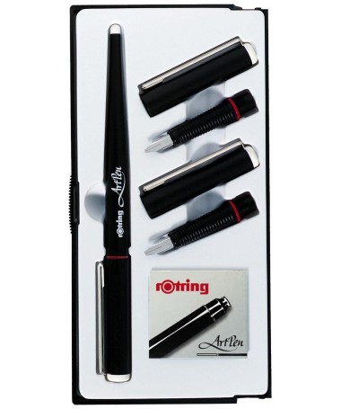 SET KALIOGRAFËSH ARTPEN 1.5mm, 1.9mm, 2.3mm, ROTRING