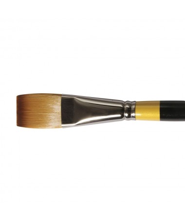 BRUSHË SYSTEM3 SERIES 44 FLAT LONG HANDLE No.4 DALER ROWNEY