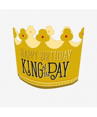 KARTOLINË HAPPY BIRTHDAY KING CROWN LEGAMI