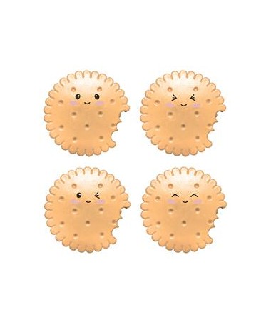 SET 1/6 PINBACK BUTTONS COOKIE NOTES LEGAMI