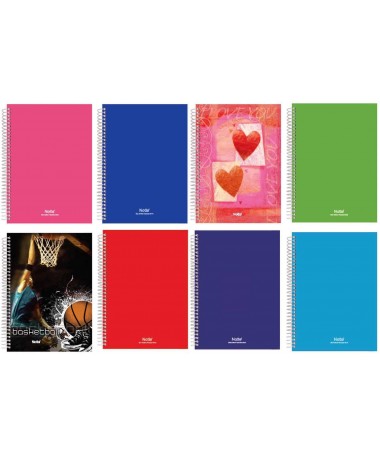 FLETORE ME SPIRALE A5, 96fletë - NOTTE