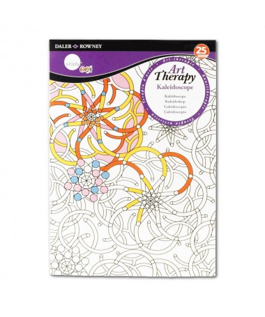 BLLOK ART THERAPY KALEIDOSCOPE SIMPLY, A5 25 fletë DALER ROWNEY