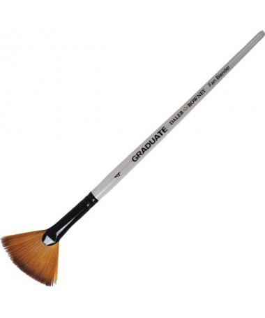 BRUSHË GRADUATE FAN SHORT HANDLE No.4 DALER ROWNEY