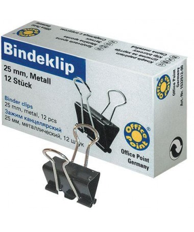 BINDER CLIPS 25MM 1/12 OP