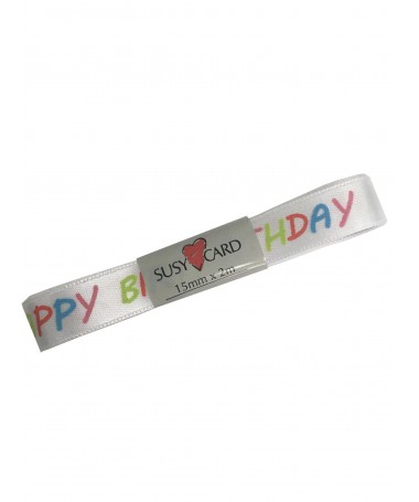 SHIRIT DEKORUES 15X2 HAPPY BIRTHDAY HERLITZ