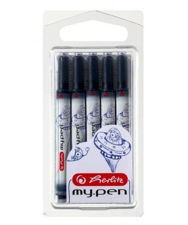 PATRONA UNIVERZAL my.pen, 5 copë, BLUE - HERLITZ
