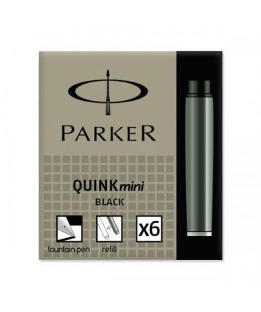 PATRONA TË SHKURTË, QUINK, 6 copë, BLACK - PARKER