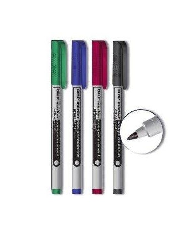 NON PERMANENT MARKER, OHP, GREEN - OFFICE POINT