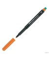 MARKER PERMANENT OHP, S, ORANGE - FABER CASTELL
