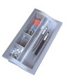 ORGANIZUES TAVOLINE, SILVER - HERLITZ